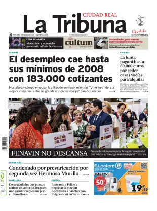 Portada de Tribuna de Ciudad Real, 3 de junio de 2026
