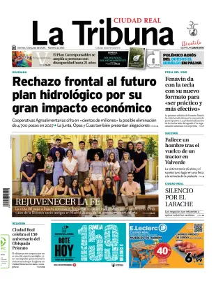Portada de Tribuna de Ciudad Real, 5 de junio de 2026