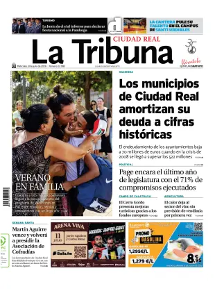 Portada de Tribuna de Ciudad Real, 8 de julio de 2026
