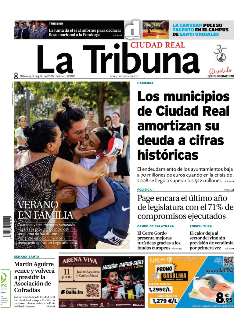 Portada de Tribuna de Ciudad Real