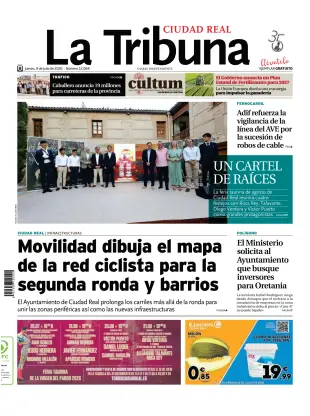 Portada de Tribuna de Ciudad Real, 9 de julio de 2026