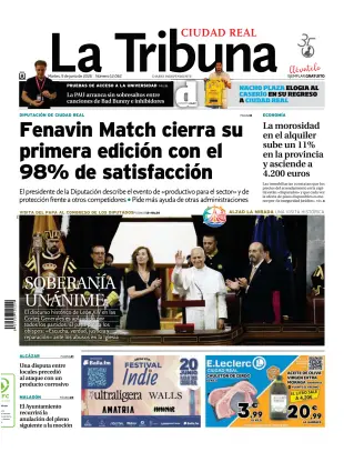 Portada de Tribuna de Ciudad Real, 9 de junio de 2026