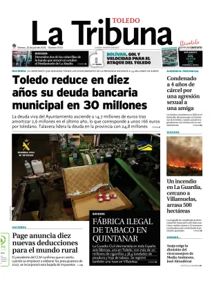 Portada de Tribuna de Toledo, 10 de julio de 2026