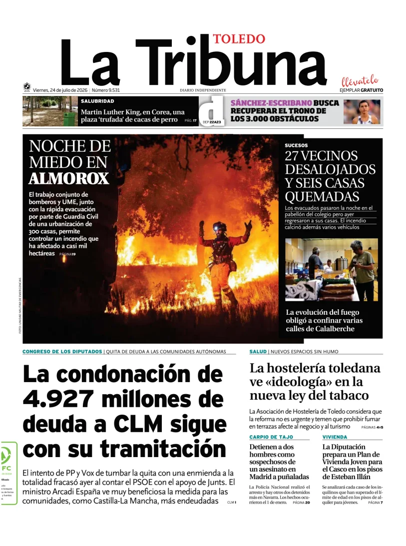 Portada de Tribuna de Toledo