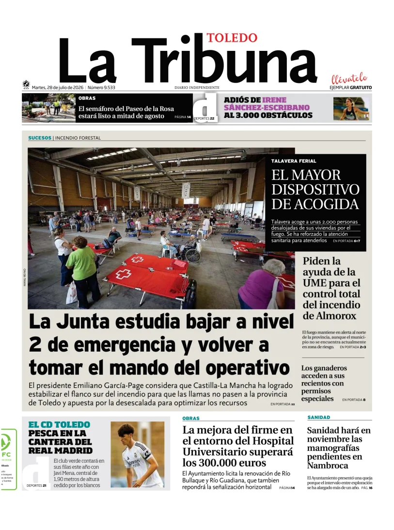 Portada de Tribuna de Toledo