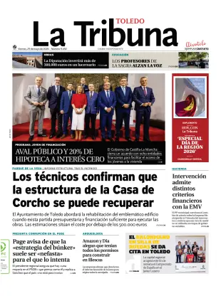 Portada de Tribuna de Toledo, 29 de mayo de 2026