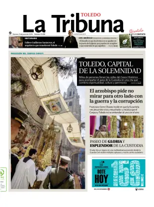 Portada de Tribuna de Toledo, 5 de junio de 2026