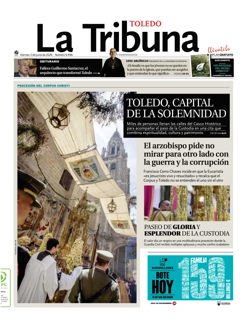 Portada de Tribuna de Toledo