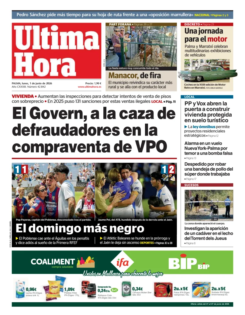 Ultima Hora — 01/06