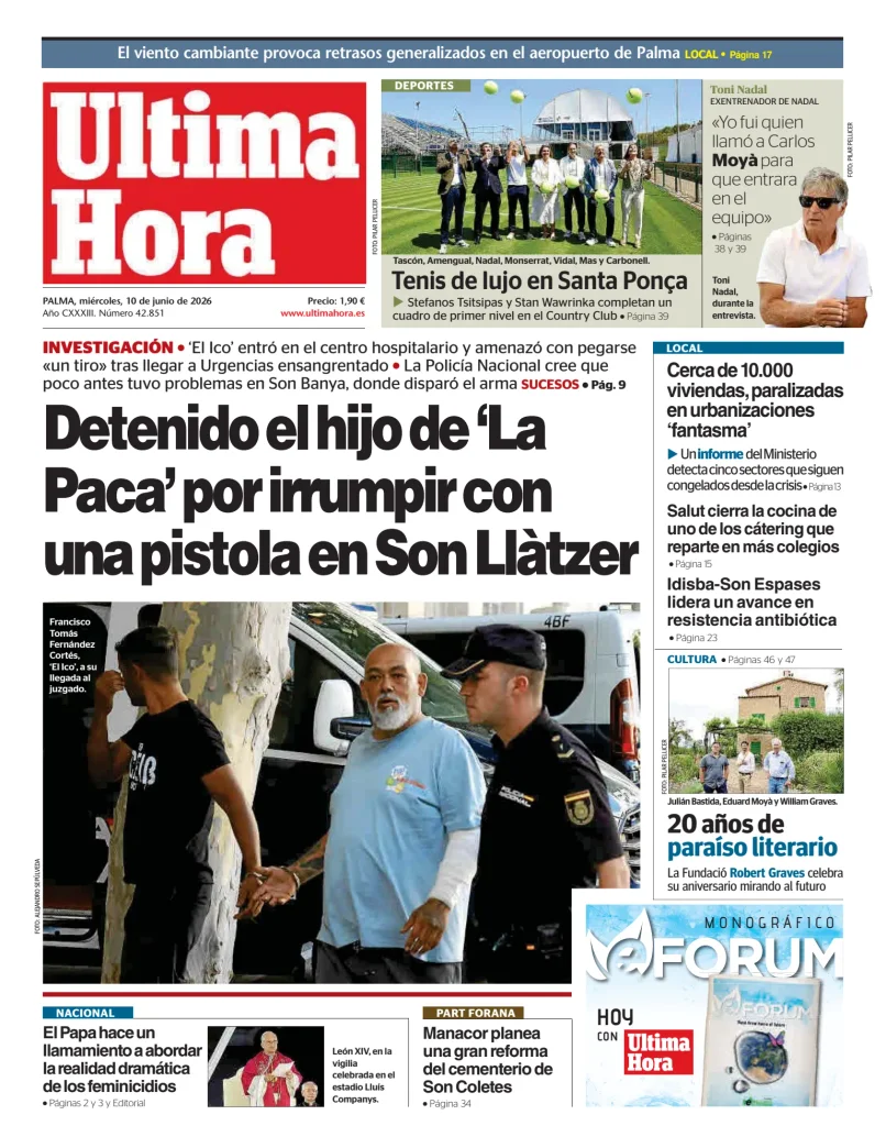 Portada de Ultima Hora