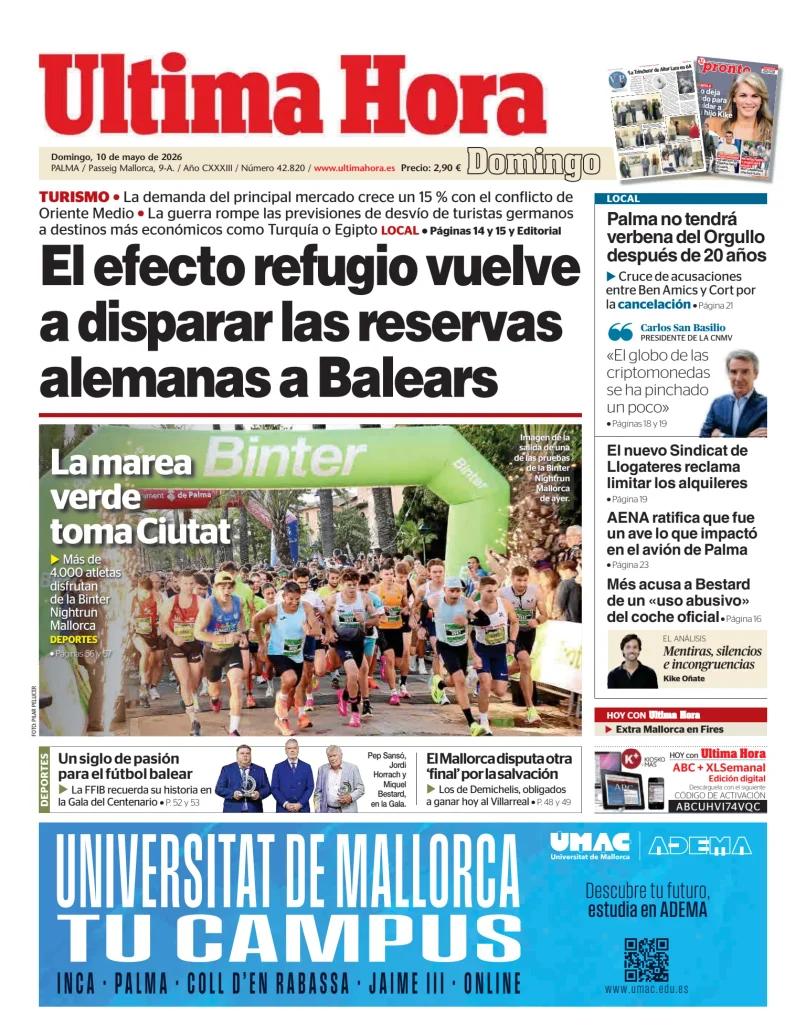 Ultima Hora — 10/05