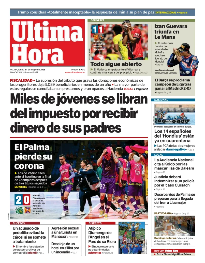 Ultima Hora — 11/05