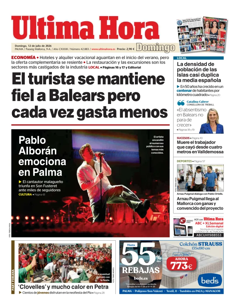 Portada de Ultima Hora