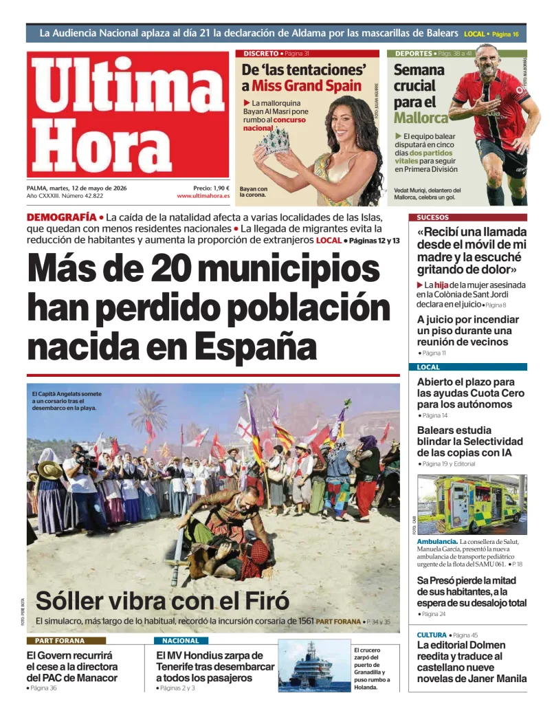 Ultima Hora — 12/05