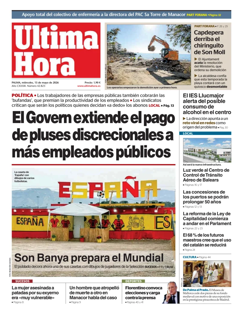 Ultima Hora — 13/05