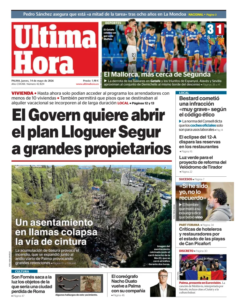 Ultima Hora — 14/05