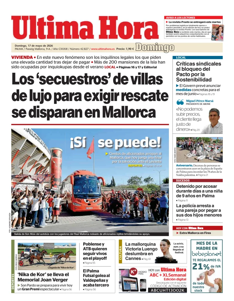 Ultima Hora — 17/05