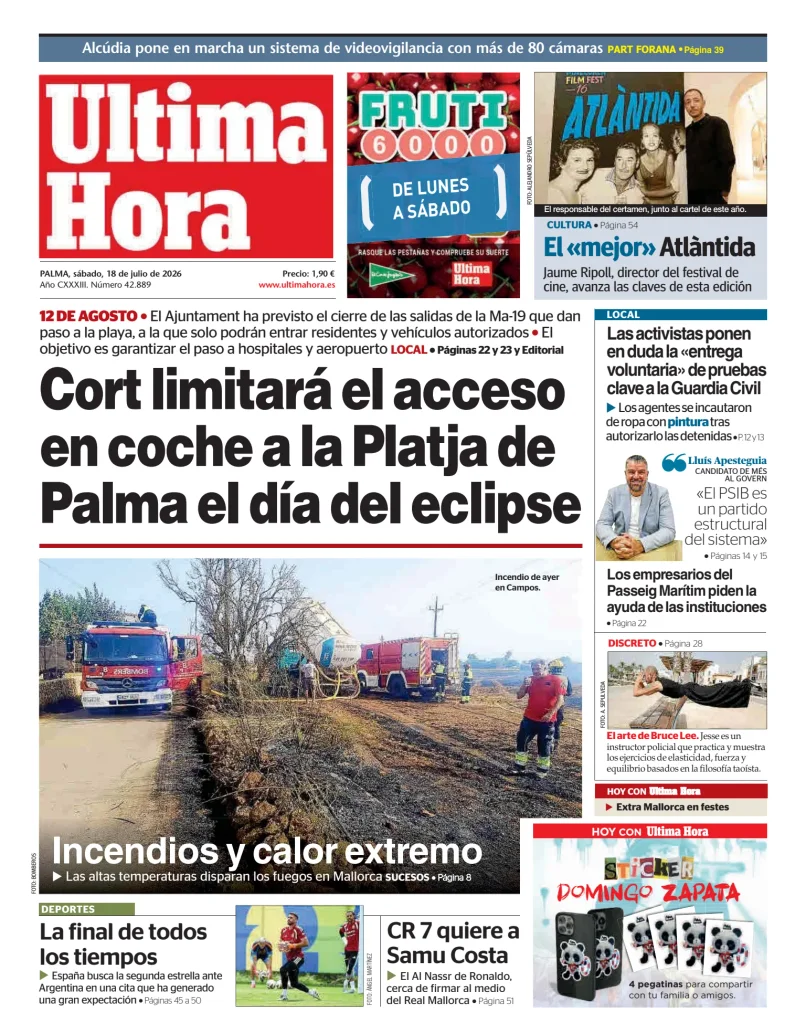 Ultima Hora — 18/07