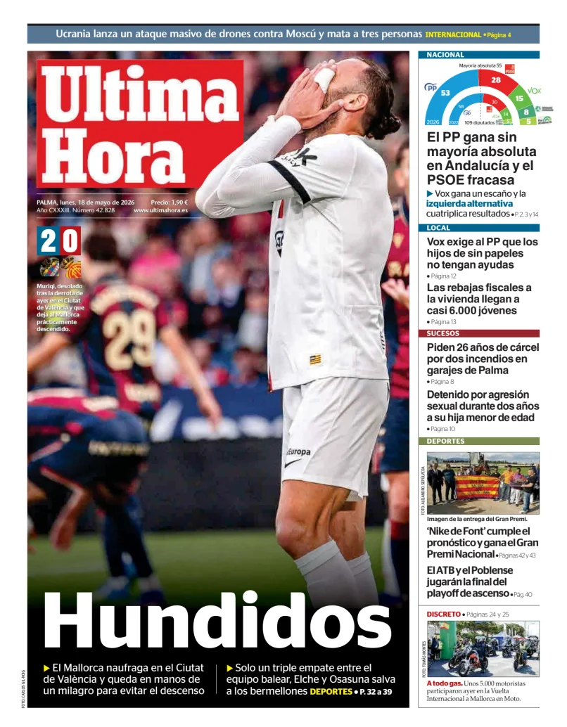 Ultima Hora — 18/05