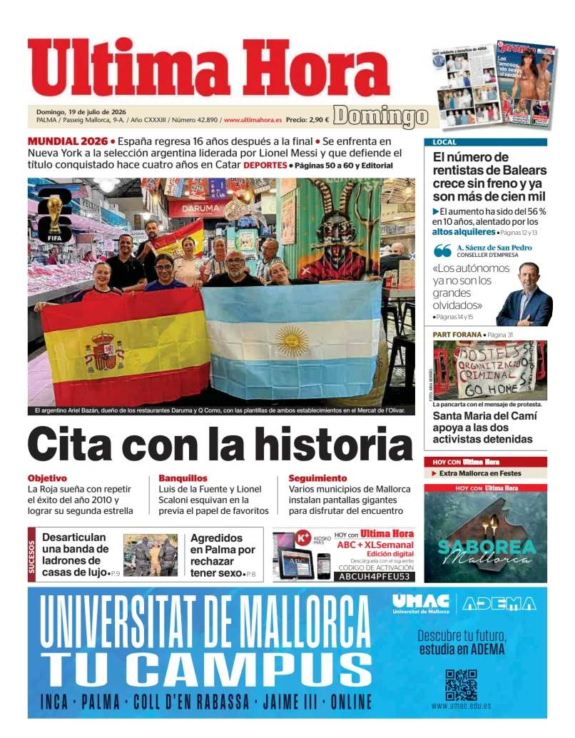 Ultima Hora — 19/07