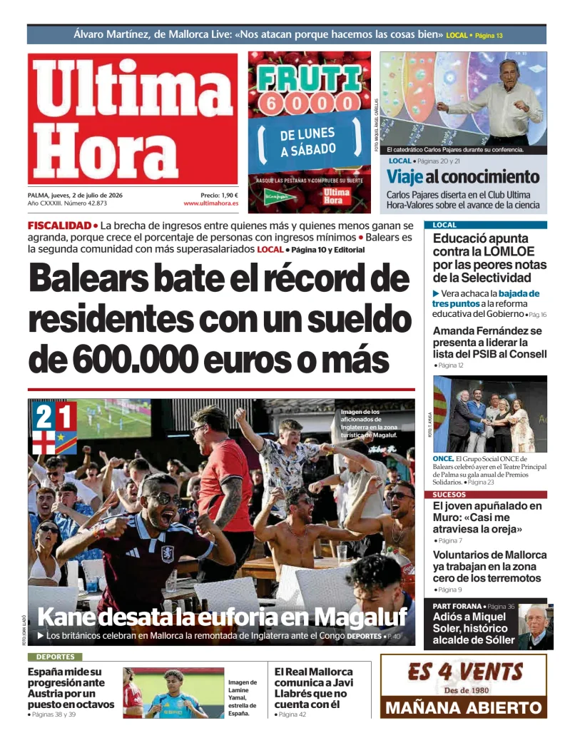 Ultima Hora — 02/07