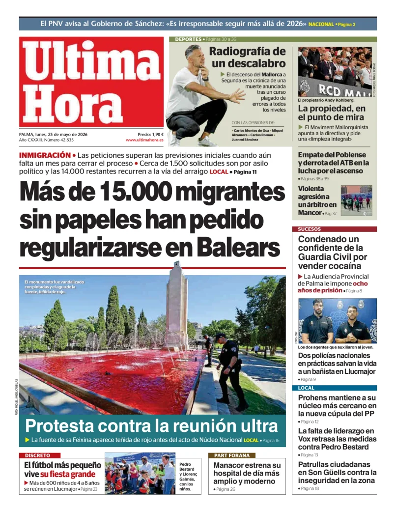 Ultima Hora — 25/05