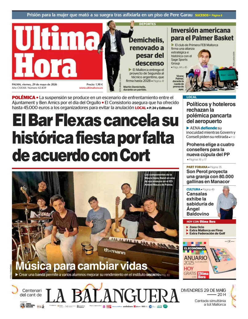 Ultima Hora — 29/05