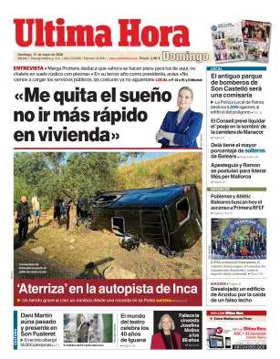 Portada de Ultima Hora, 31 de mayo de 2026