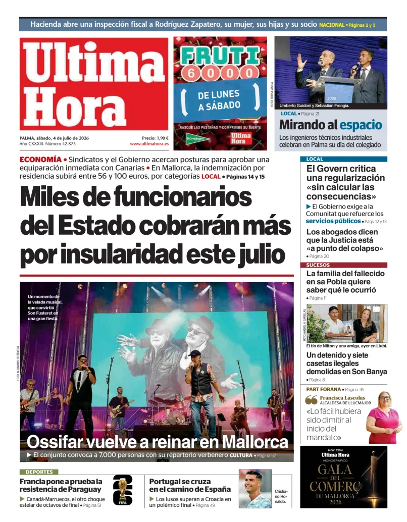 Ultima Hora — 04/07