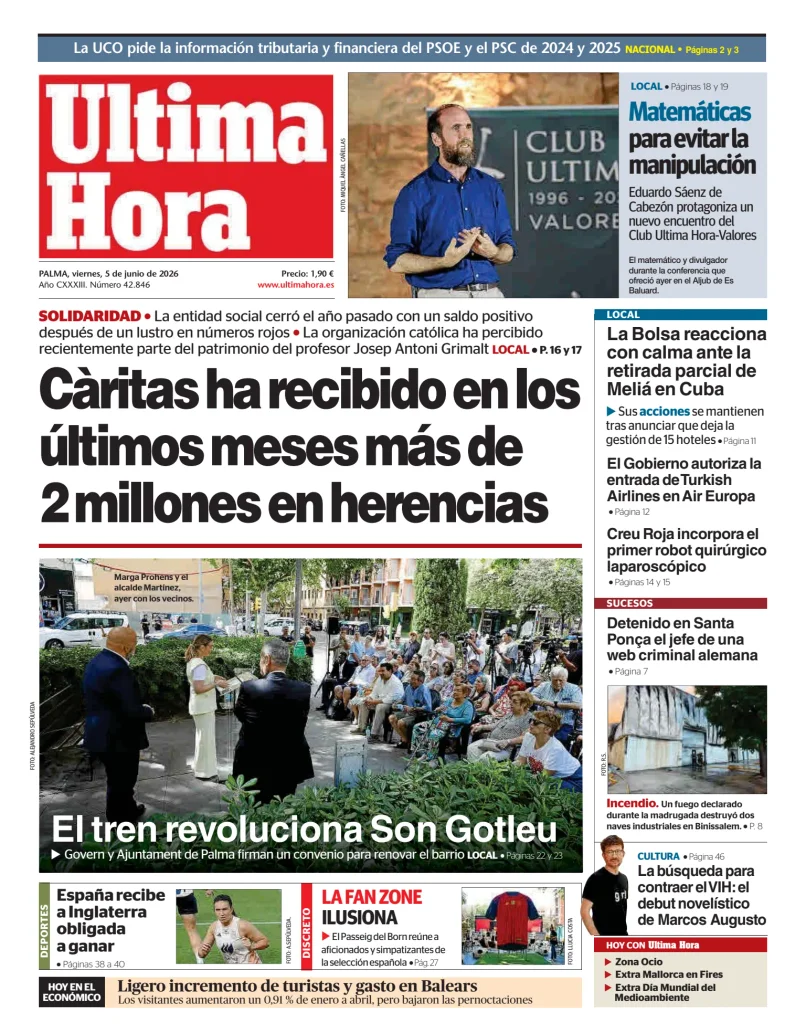 Portada de Ultima Hora